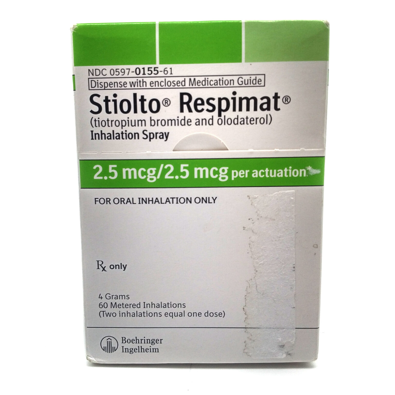 Stiolto Respimat Mcg Mcg Per Inhal Metered Dose Inhalation