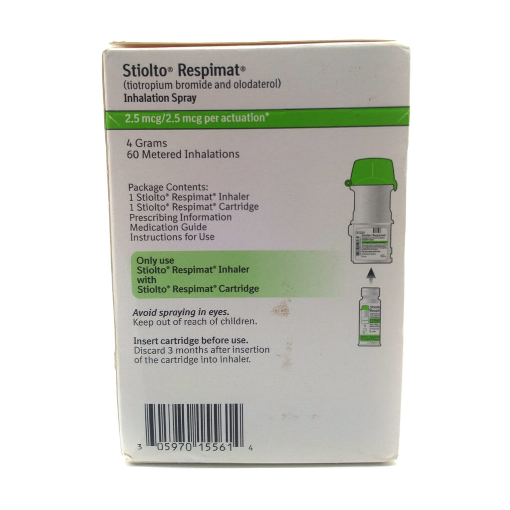 Stiolto Respimat 2.5 MCG-2.5 MCG per INHAL Metered Dose Inhalation ...